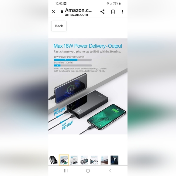 Tovaoon 24000mAZ battery bank. - Picture 6 of 6